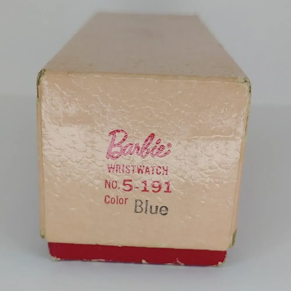 Rare Vintage 1963 Bradley Time Division Mattel Ponytail Barbie watch No. 5-191